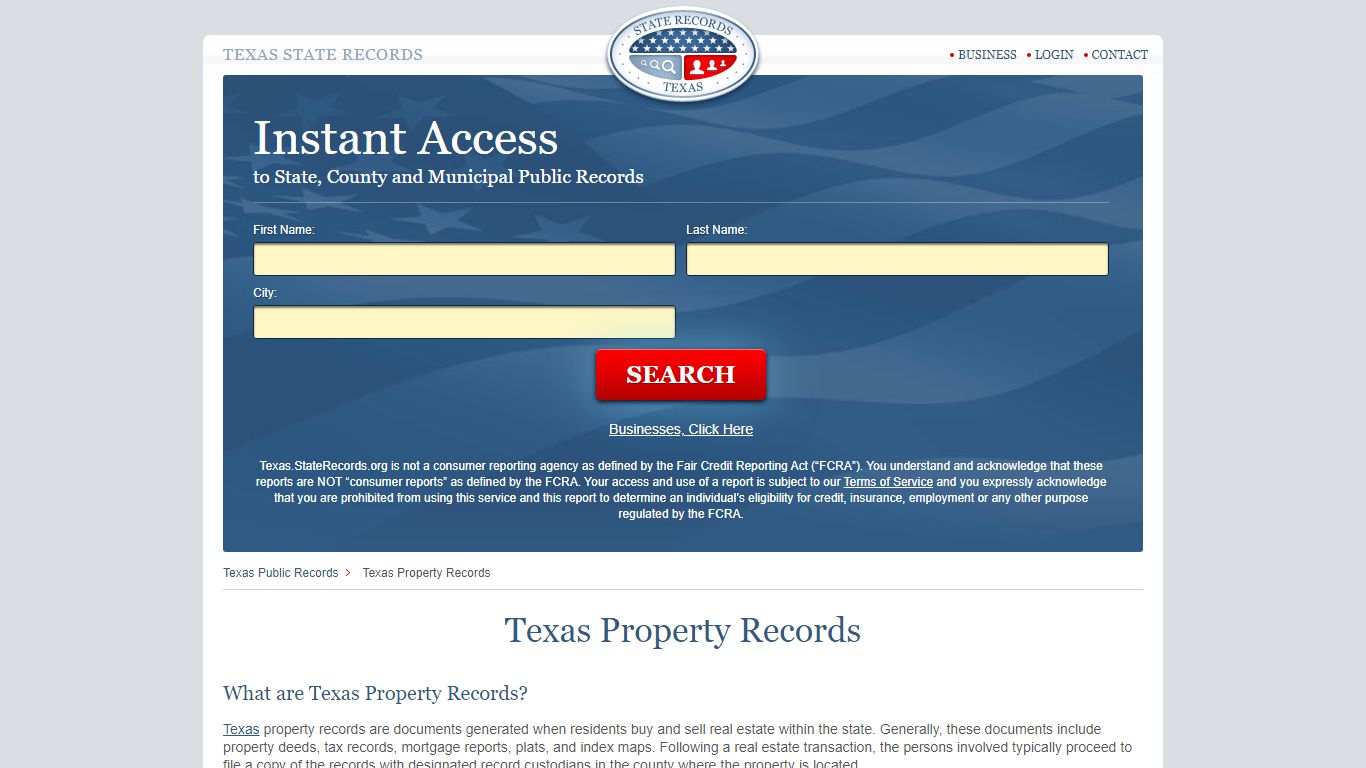 Texas Property Records | StateRecords.org